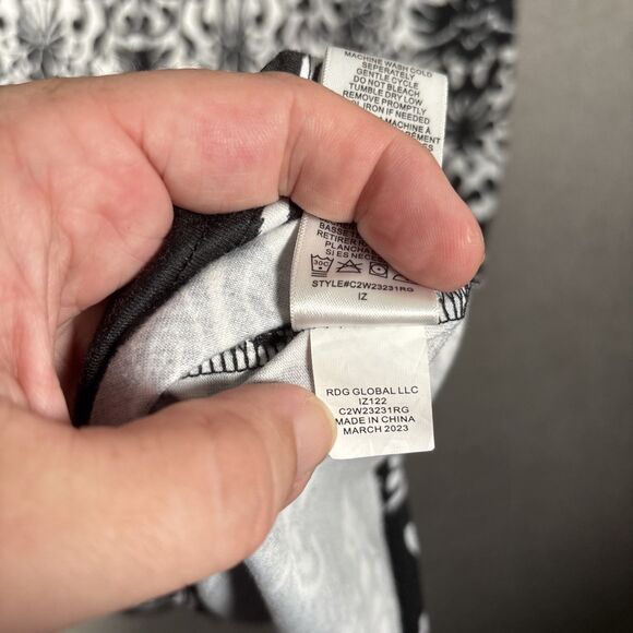 Casa Cabana Maxi Dress XL Empire Waist Beach Resort Wear‎ Abstract Artsy Boho - Picture 13 of 16